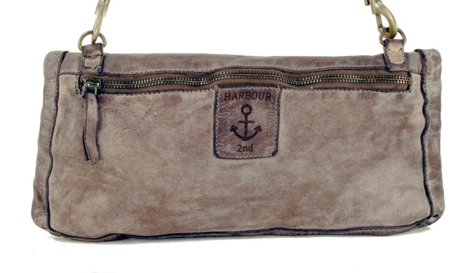 Ledertasche Vintage Ankerprägung Harbour 2nd Viktoria olive