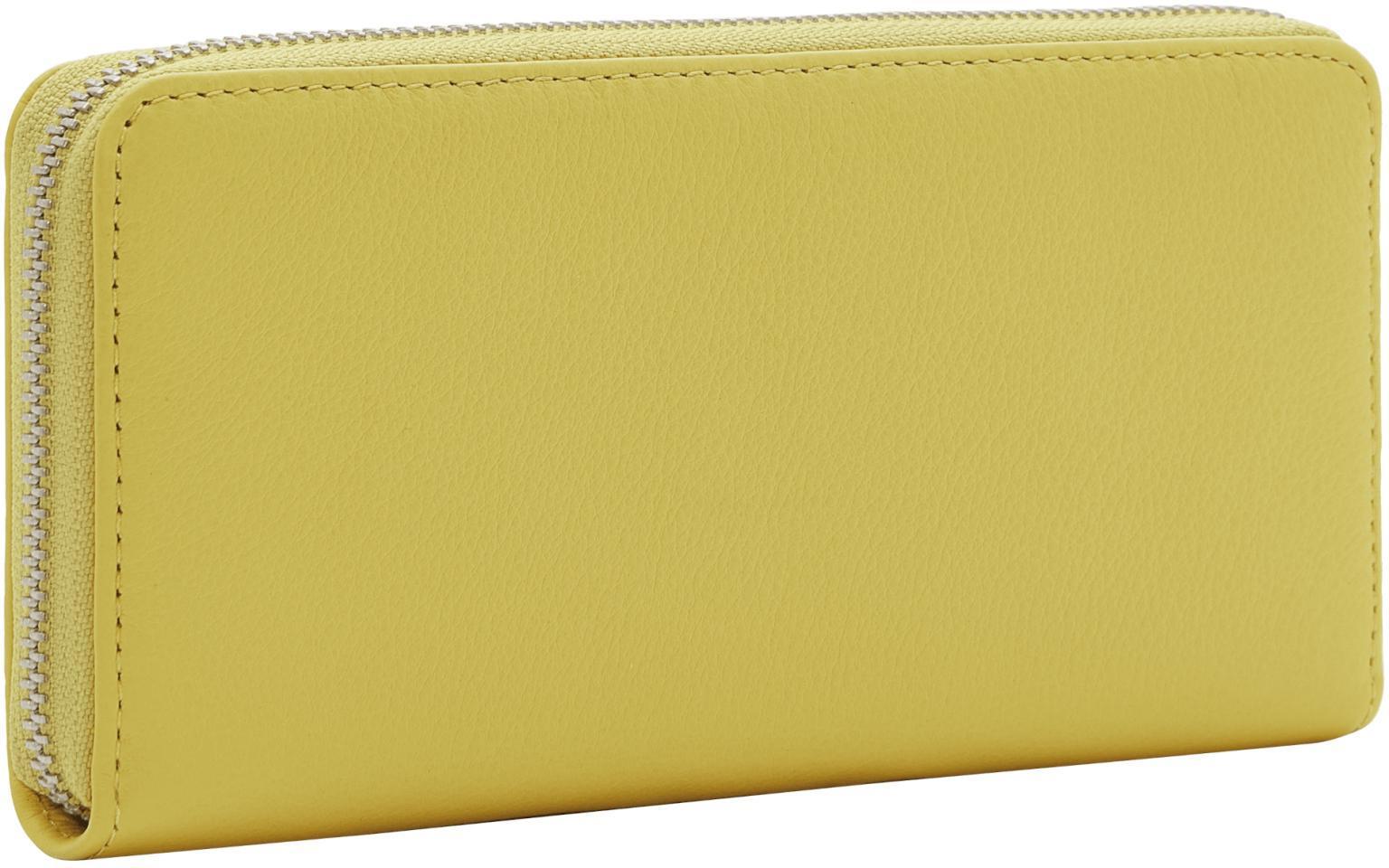 Lederwallet Liebeskind Berlin Gigi Zitronengelb Pale Banana RFID