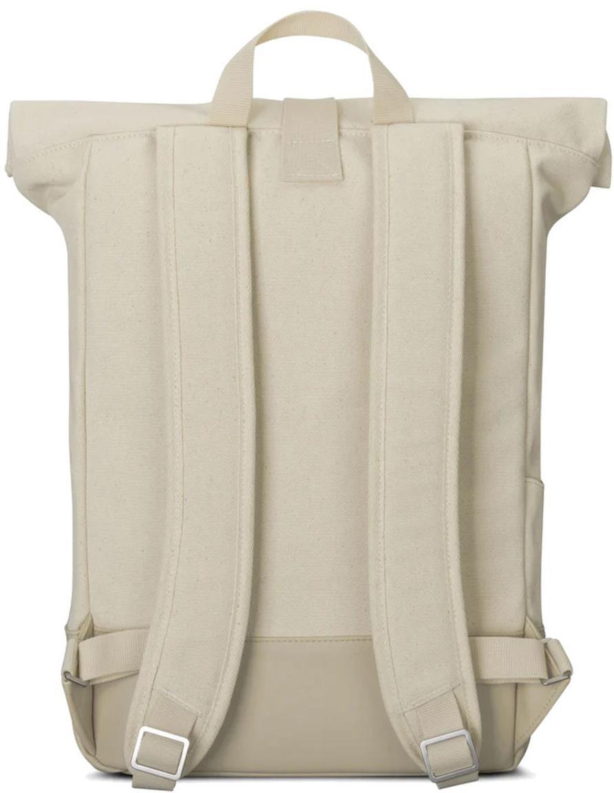 Leinenlook Daypack Cream Adam Medium Johnny Urban waterresistant vegane Details