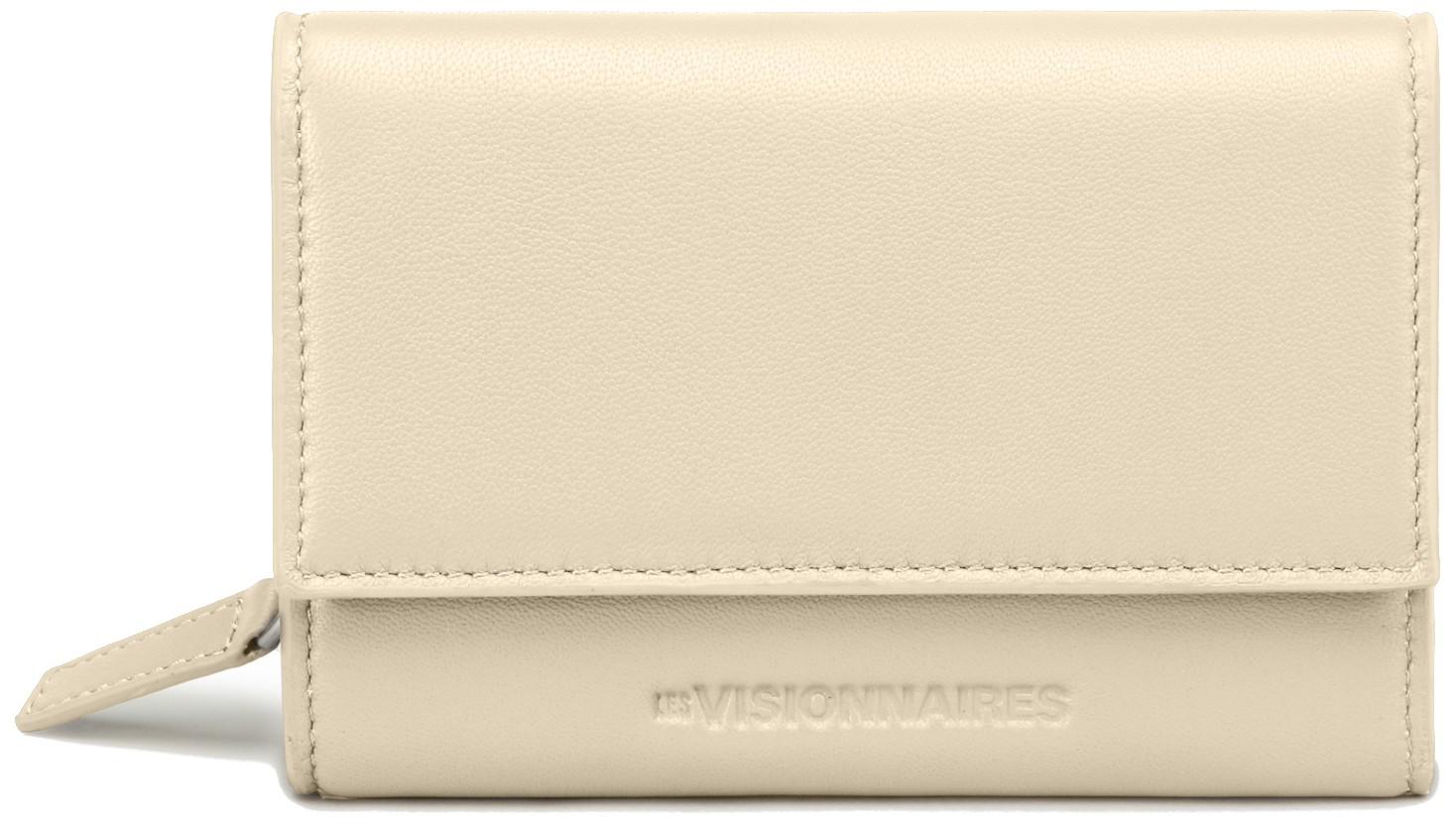 Les Visionnaires hellbeige Off White Geldtasche Lisa Silky Lammleder
