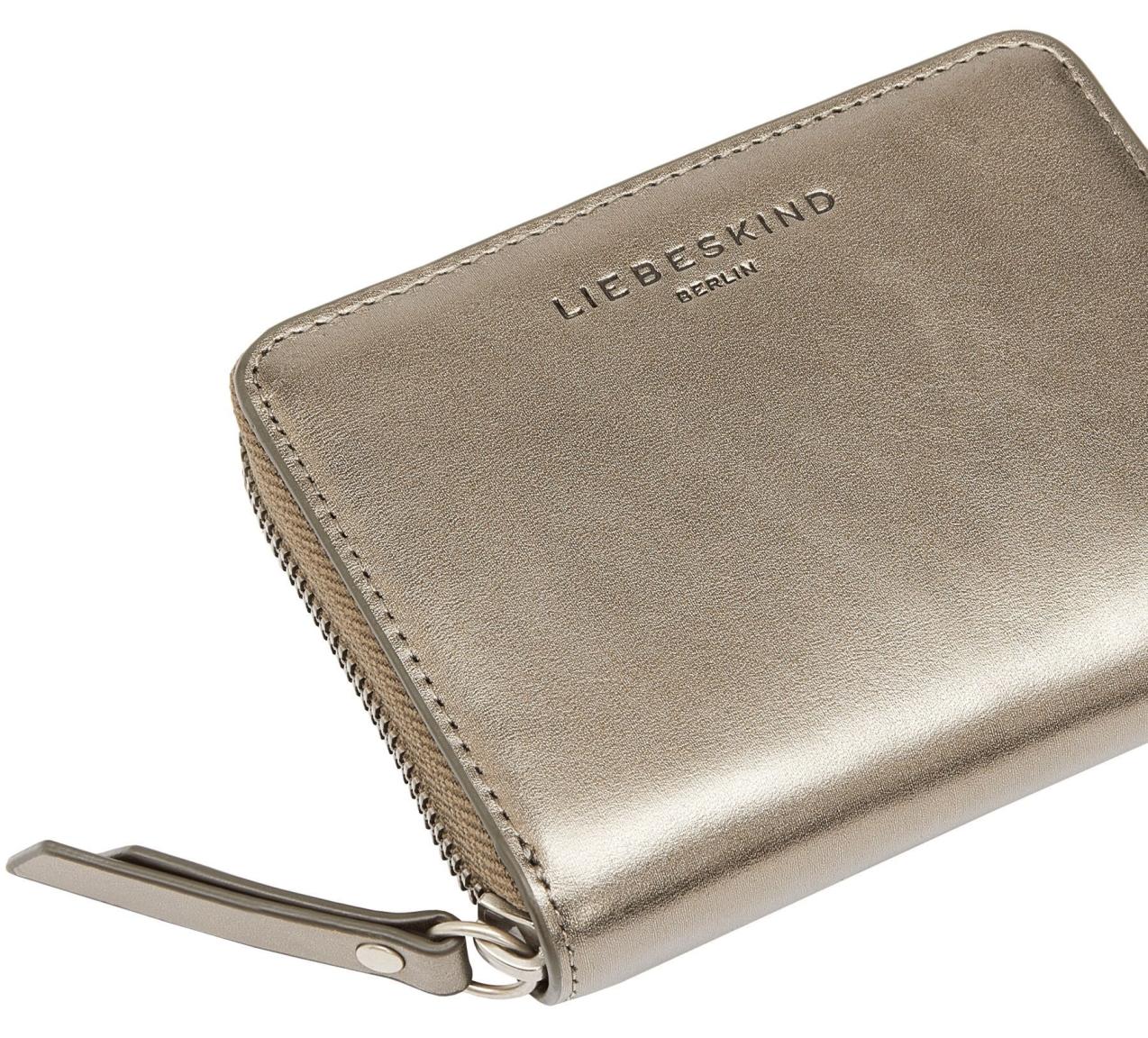 Liebeskind Berlin Geldtasche Metallic Conny RFID Silber