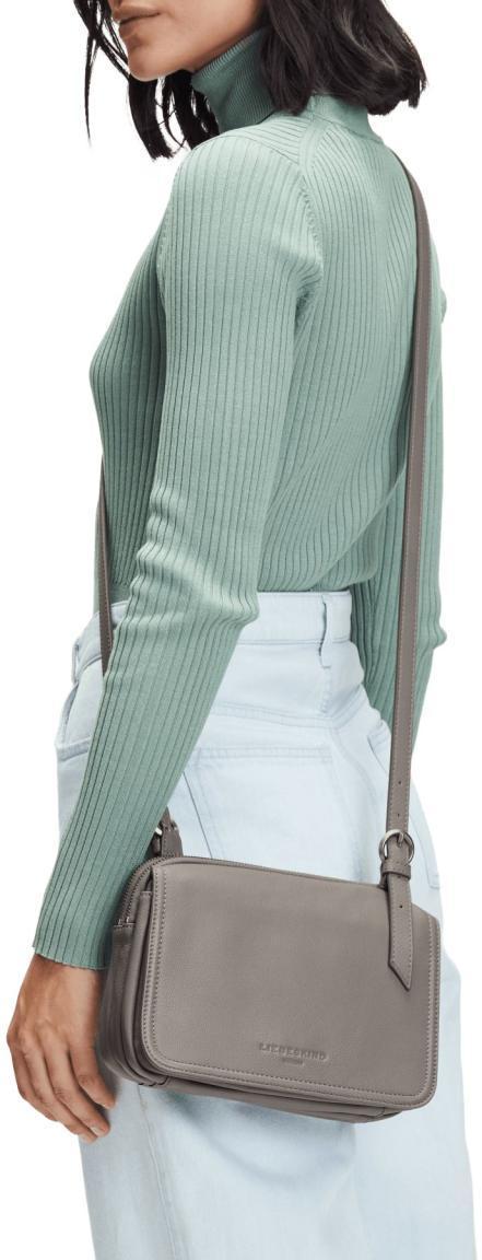 Liebeskind Berlin Ledertasche Grau Mareike Crossbody S Honey Grey