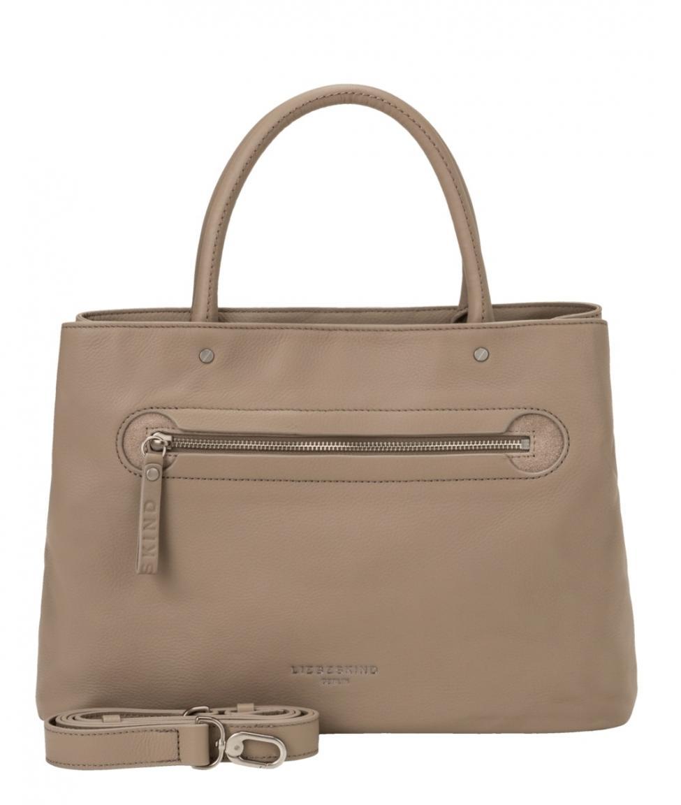 Liebeskind Berlin Mini Daily 2 Satchel M Taupe grau Leder