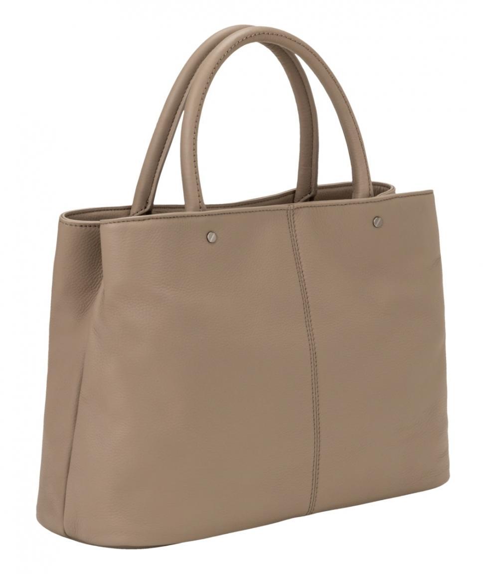 Liebeskind Berlin Mini Daily 2 Satchel M Taupe grau Leder