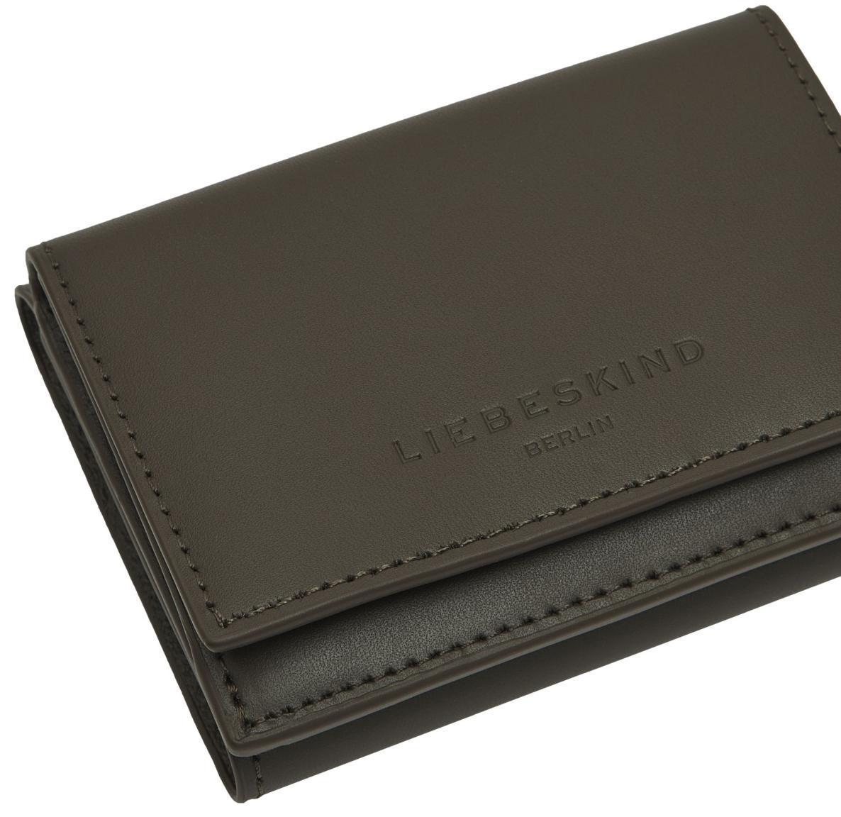 Liebeskind Berlin Paper Bag Lillian Nori Green RFID Geldtäschchen braun schlammgrün