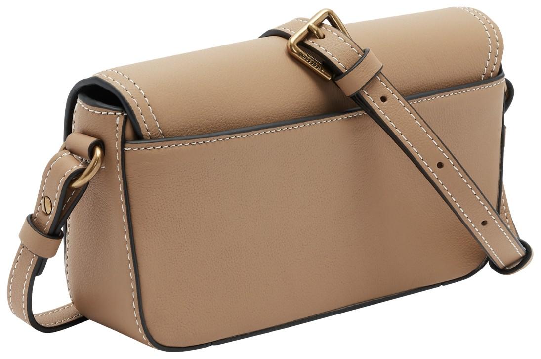 Liebeskind Berlin kleine Crossovertasche Chudy Harris beige Überschlag