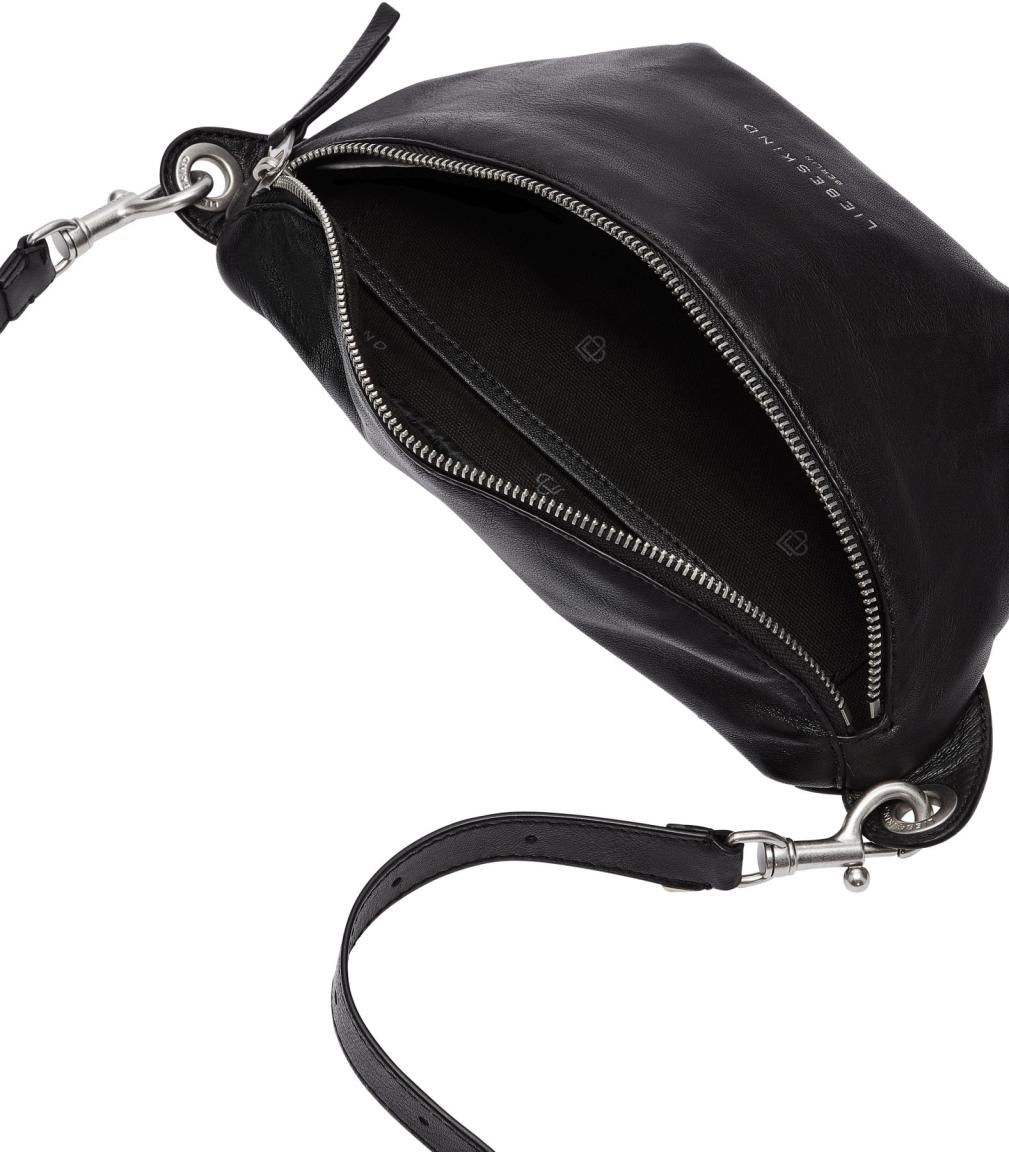 Liebeskind Crossovertasche Belt Bag Tavia Black Silber