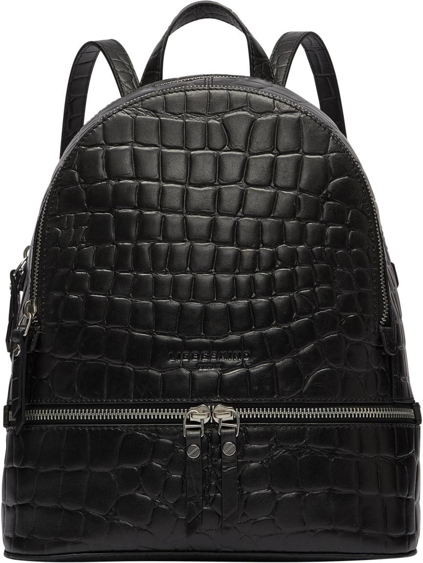 Liebeskind Damenrucksack Alita Kroko Black 