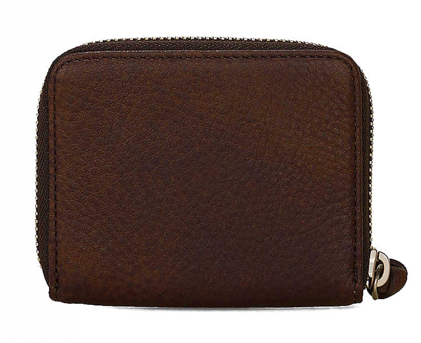 Liebeskind Etui Zip Leder DotH7 Coca Milled Dunkelbraun