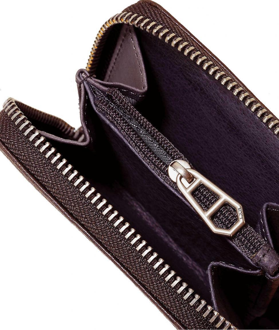 Liebeskind Etui Zip Leder DotH7 Coca Milled Dunkelbraun