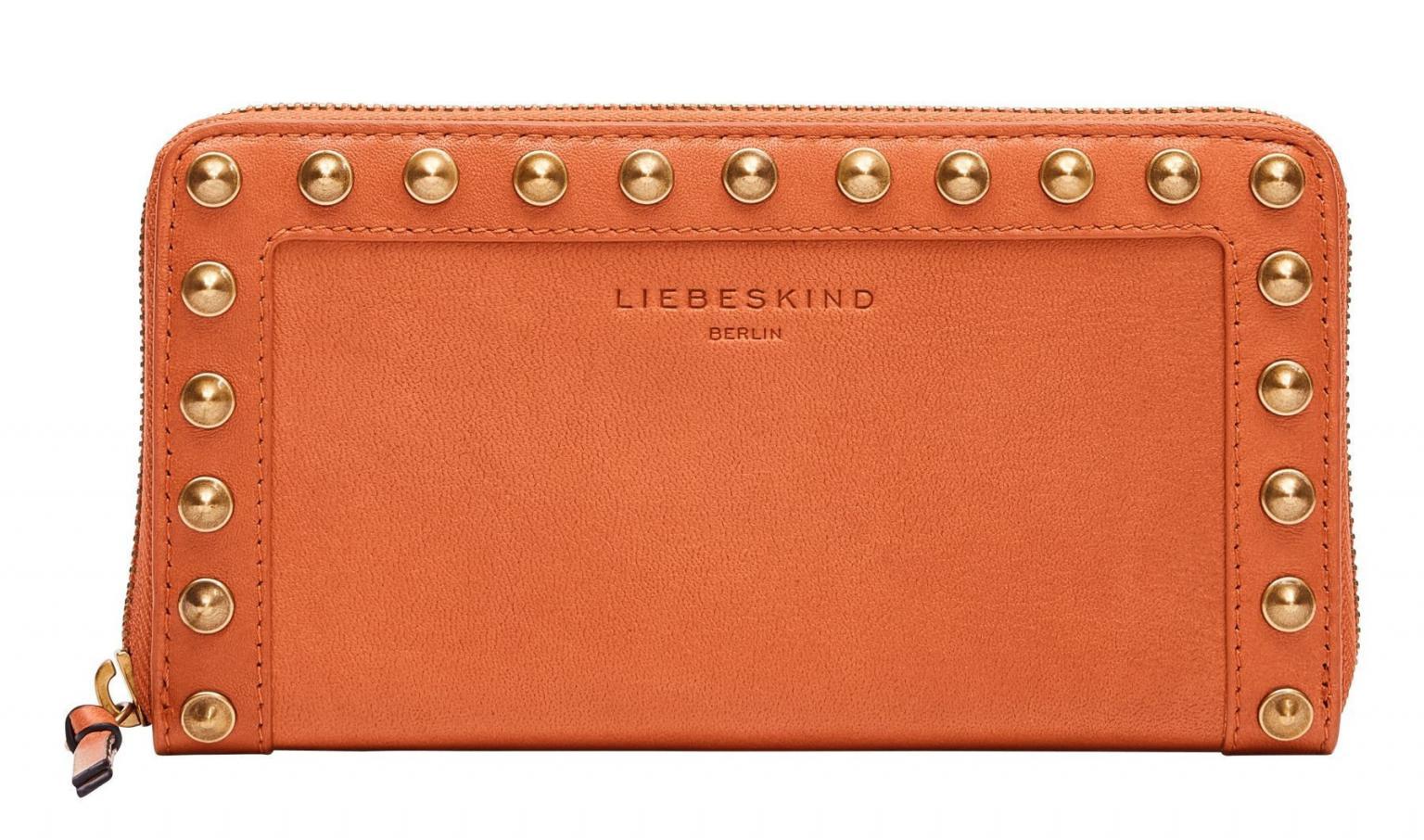 Liebeskind Geldbörse orange RFID Farrah Studs Sally Sunset