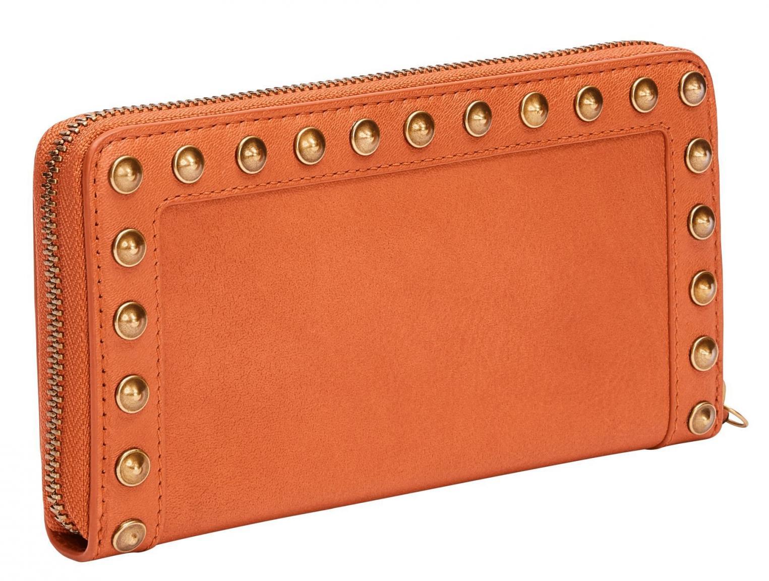 Liebeskind Geldbörse orange RFID Farrah Studs Sally Sunset