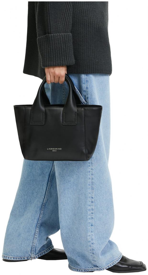 Liebeskind Henkeltasche Sienna Small Black Leder