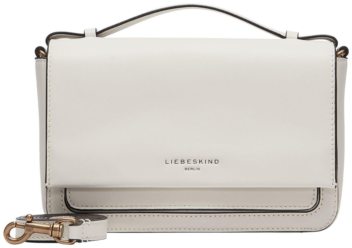 Liebeskind Lea Crossbody S Umhängetasche Überschlag Coconut cremeweiß