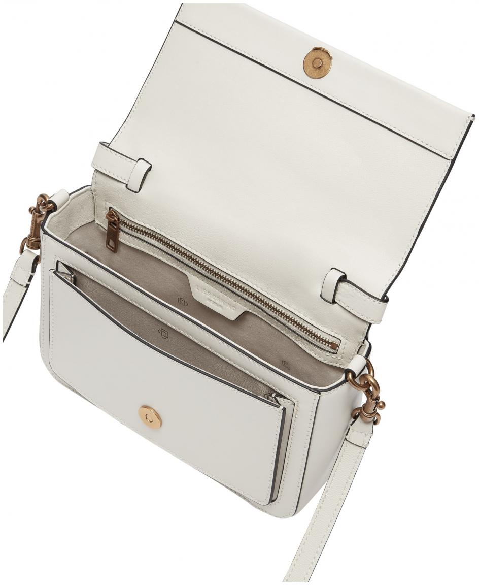 Liebeskind Lea Crossbody S Umhängetasche Überschlag Coconut cremeweiß
