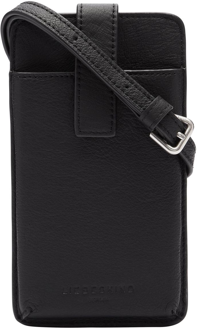 Liebeskind Leder Smartphonetasche Crossover Mobile Pouch Black 