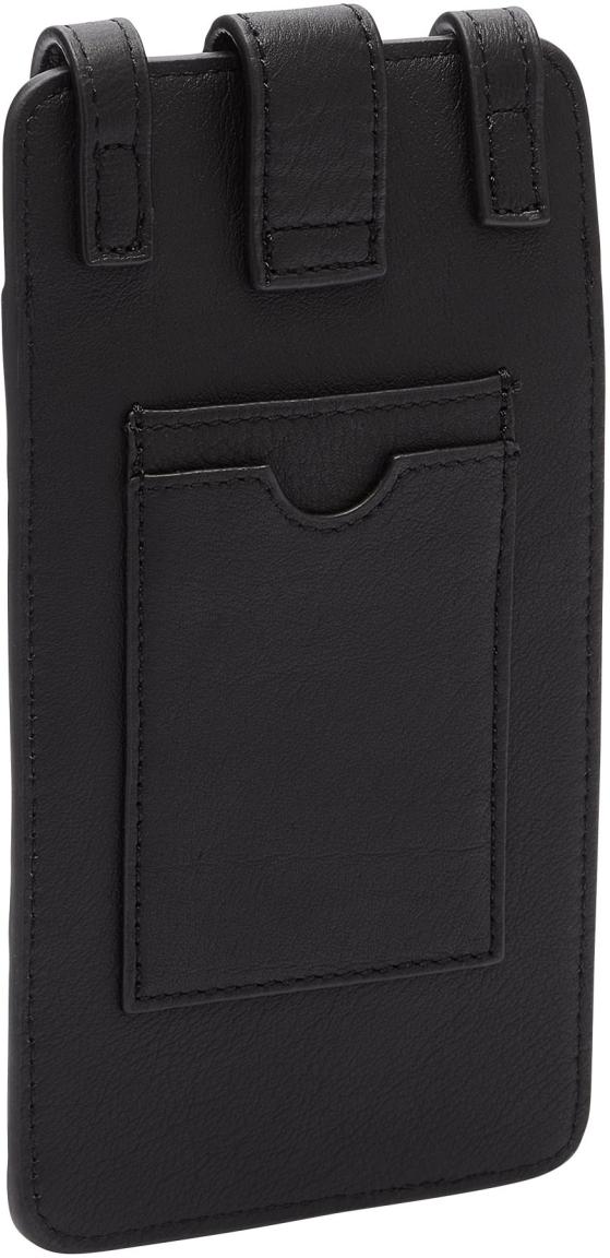 Liebeskind Leder Smartphonetasche Crossover Mobile Pouch Black 