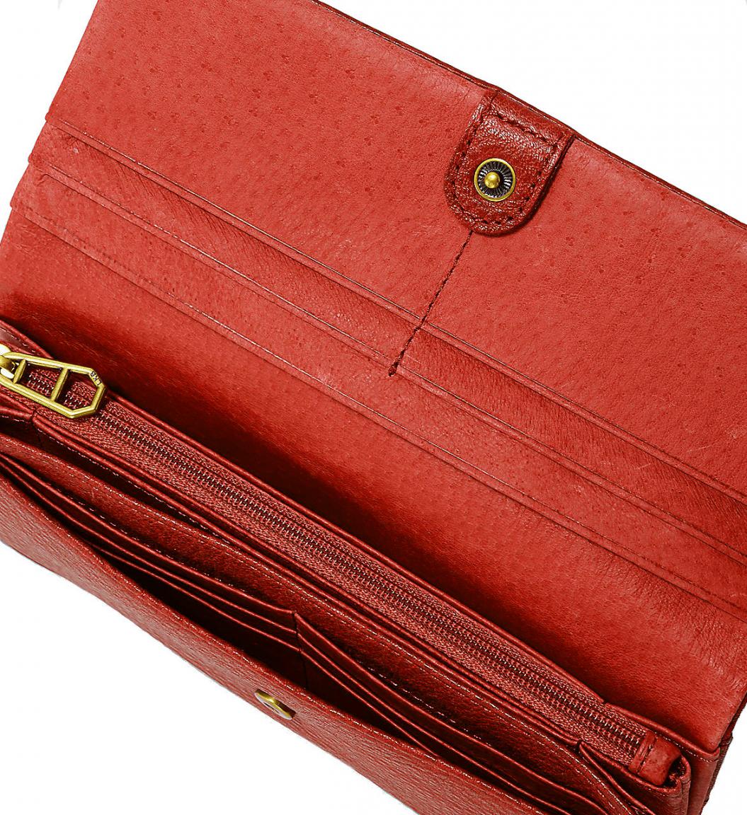 Liebeskind Lederbörse SlamH7 Coca Milled Gang Wine Rot