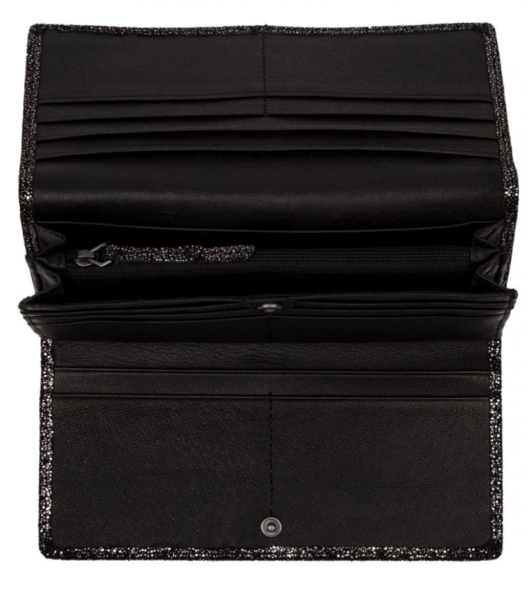 Liebeskind Leonie Geldbörse Covered Glitter Black