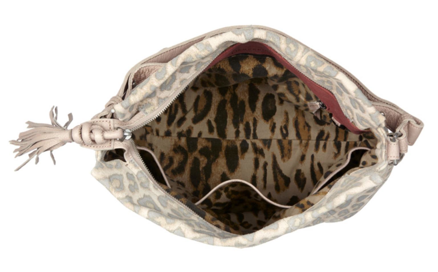 Liebeskind Medea Schultertasche Leder Double Dye Beige Leo