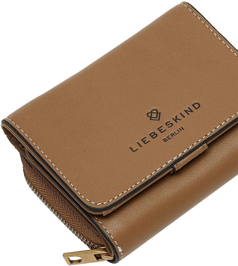 Liebeskind Sadie Pablita Sepia braun Glattleder Geldbeutel Überschlag
