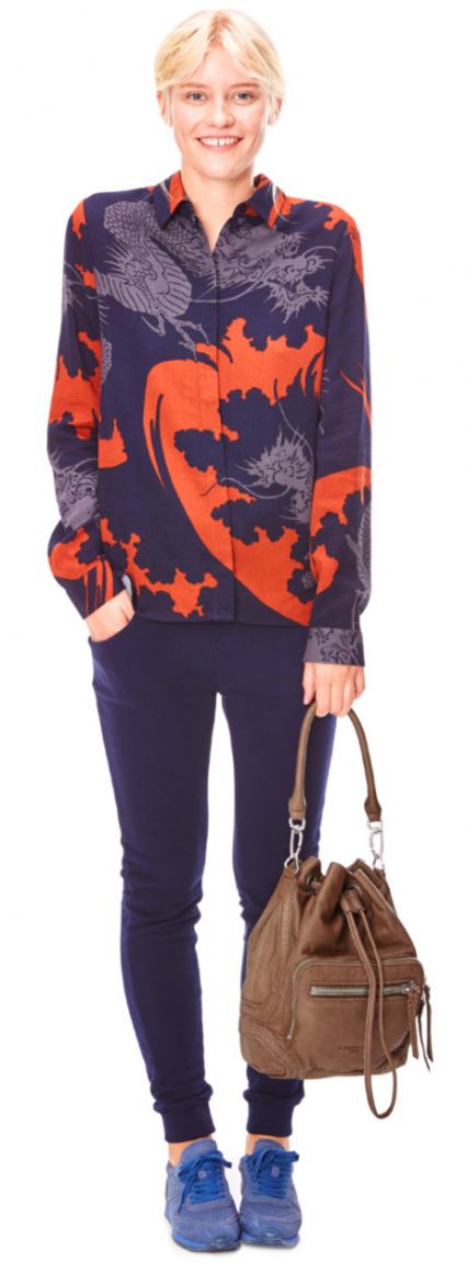 Liebeskind Seesack Tasche Shibata Double Dye Tosa Inu Braun