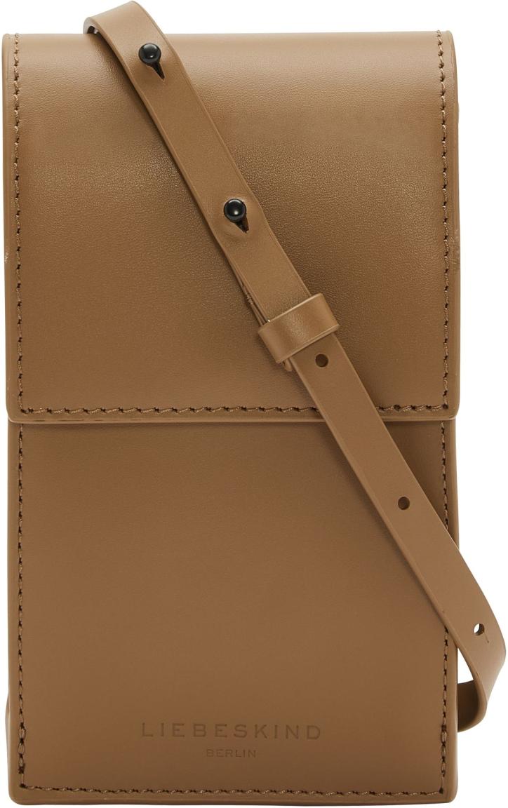 Liebeskind Smartphonetasche Paper Bag Mobile Pouch Tiramisu Leder Braun