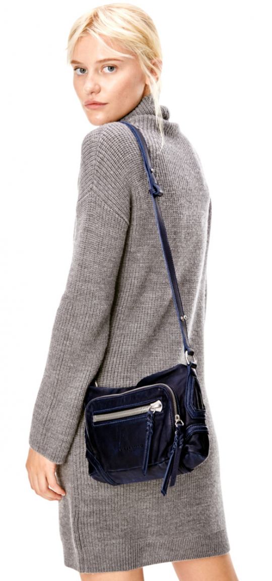 Liebeskind Suita Crossover Ledertasche Double Dye Midnight Blue