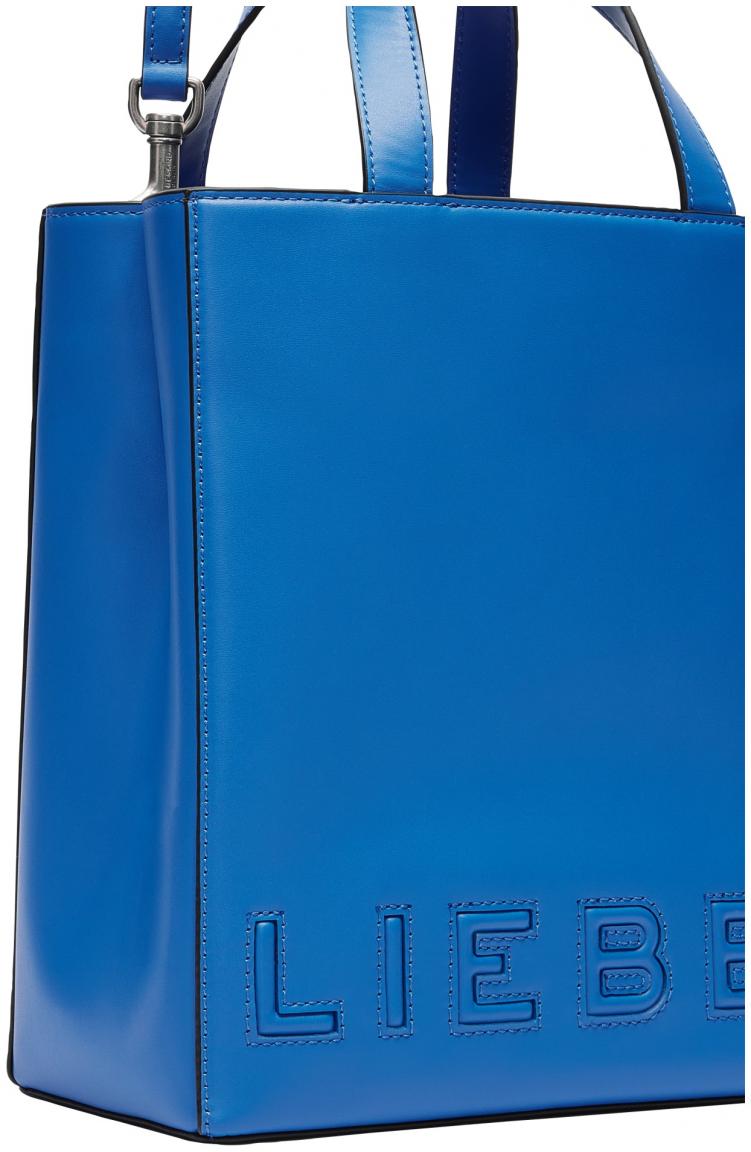 Liebeskind Tragetasche royalblau Paper Bag Haptik