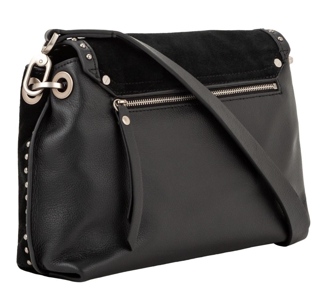 Liebeskind Umhängetasche Scouri SRCrosMA2 Velours braun Nieten