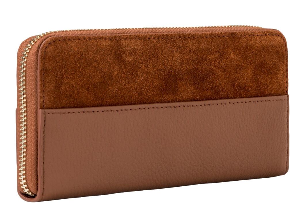 Liebeskind Ziparound-Börse Gigi braun Toffee Schrauben Ledermix