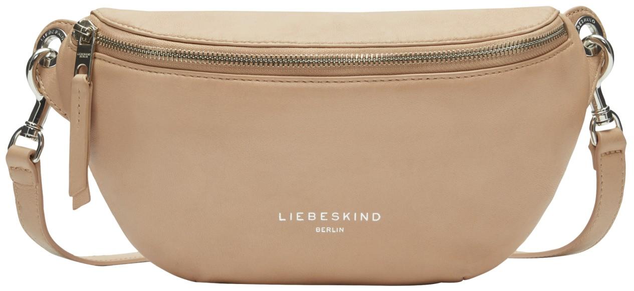 Liebeskind moderne Bauchtasche Tavia beige Leder