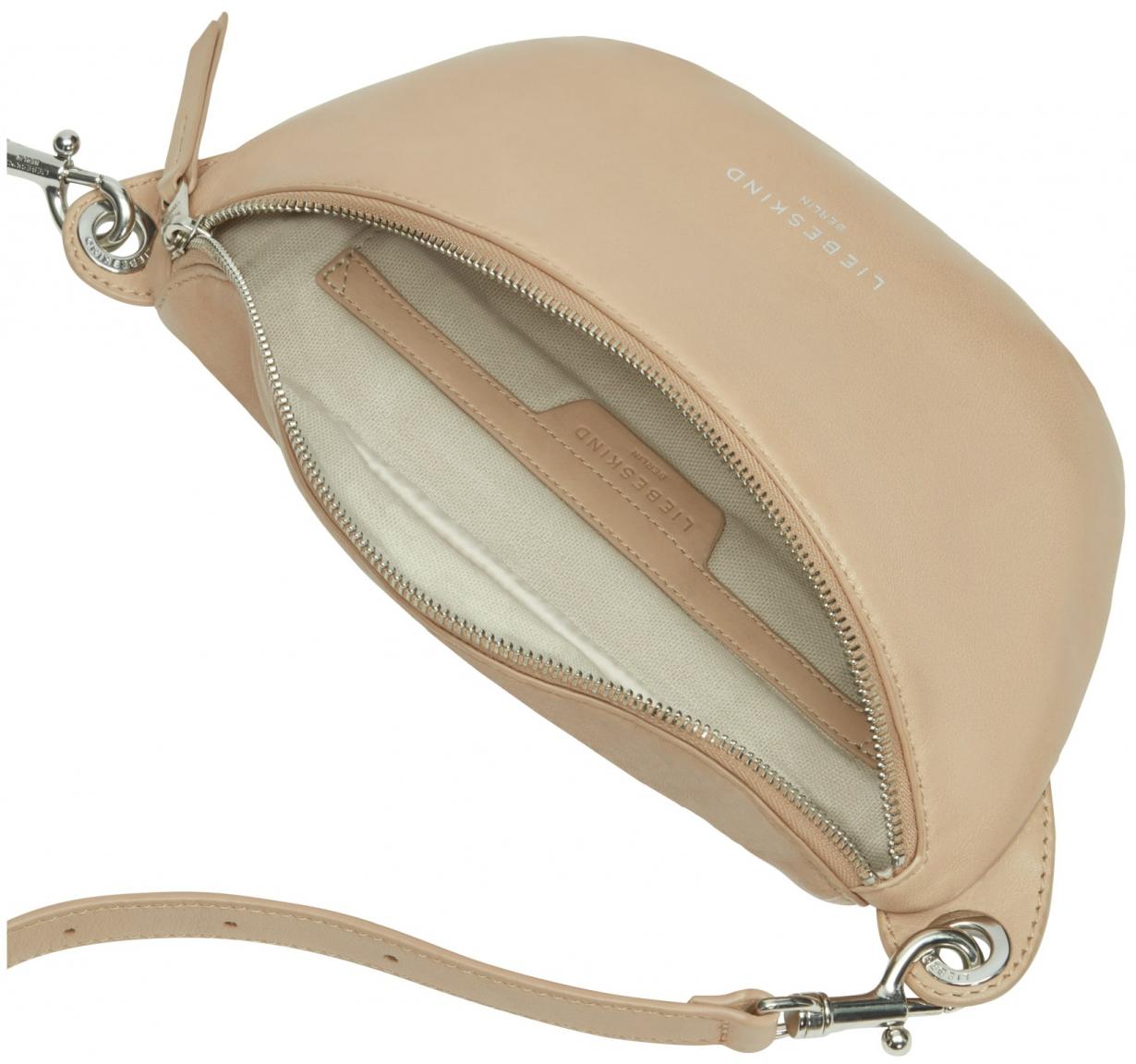 Liebeskind moderne Bauchtasche Tavia beige Leder