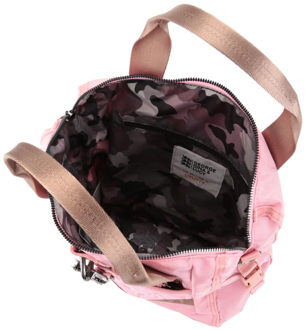 Litlitty Damenhenkeltasche Rosa Braun George Gina & Lucy GG&L Pig & Pack