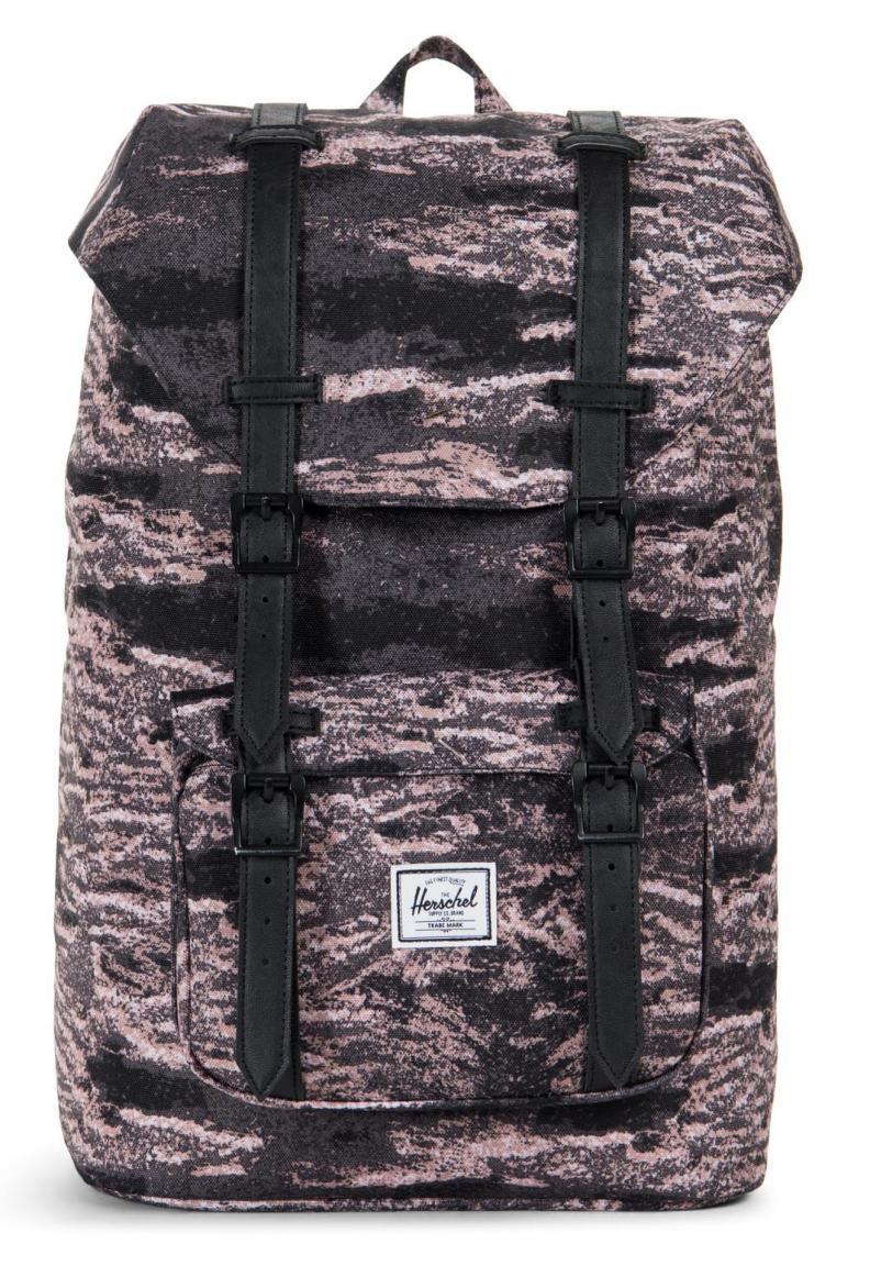 Little America M Herschel Laptoprucksack Ash Rose rosa schwarz