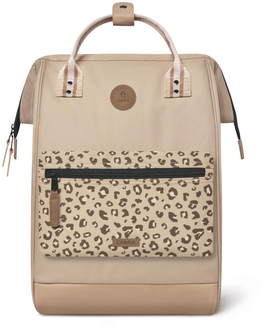 Lobito heller Freizeitrucksack Cabaia Large Adventurer beige Wechseletui
