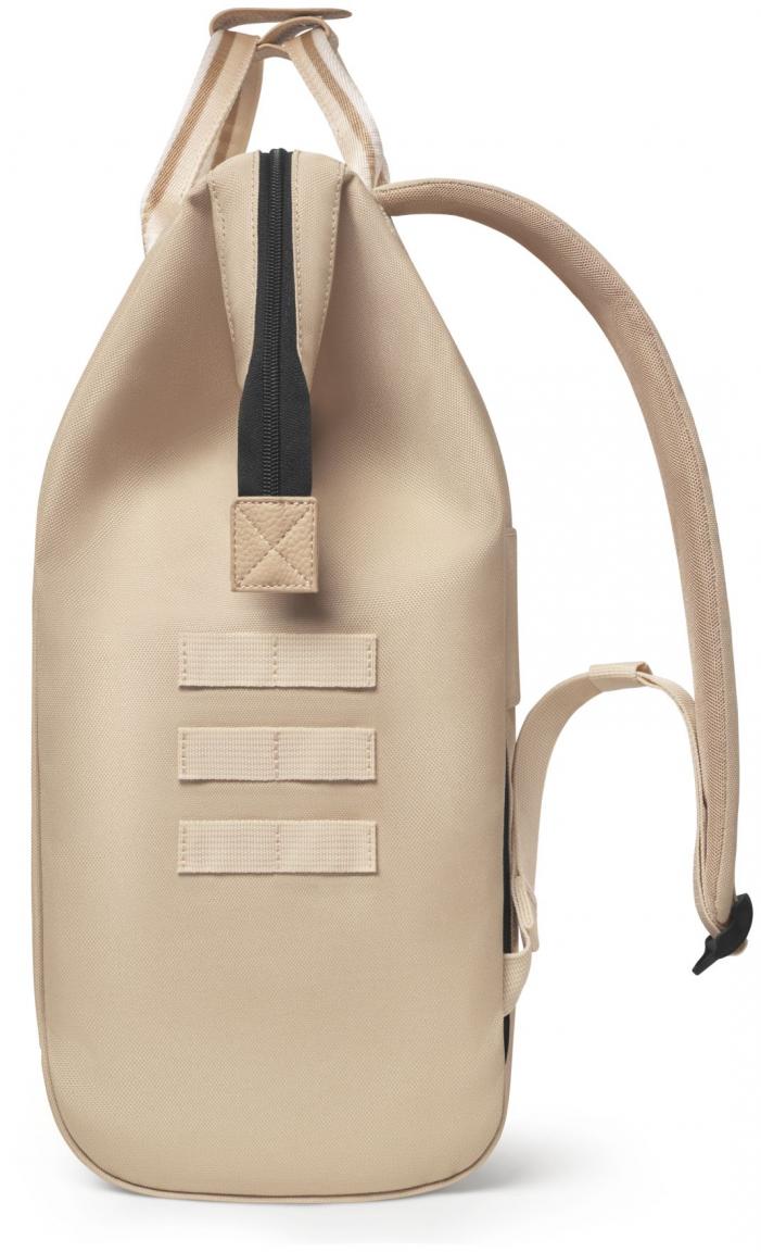 Lobito heller Freizeitrucksack Cabaia Large Adventurer beige Wechseletui