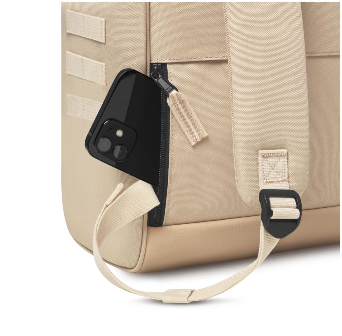 Lobito heller Freizeitrucksack Cabaia Large Adventurer beige Wechseletui