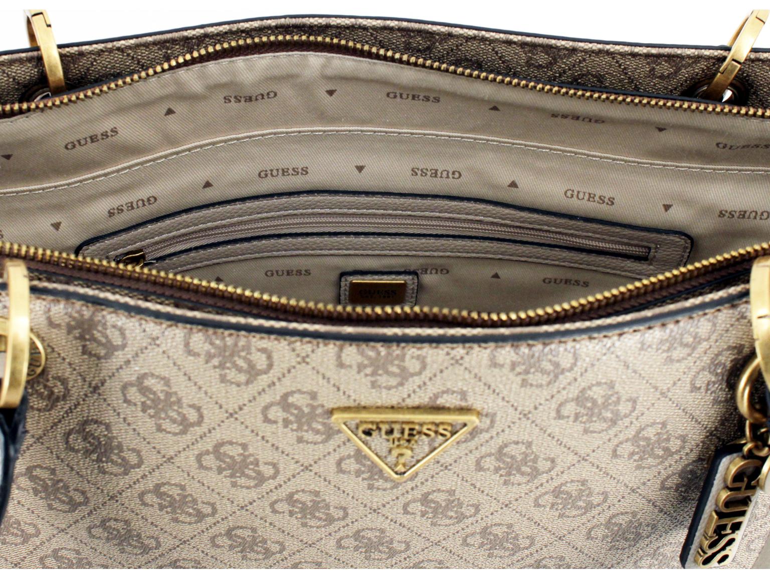 Logoprägung Handtasche Guess Noelle Pale Rose Shopper