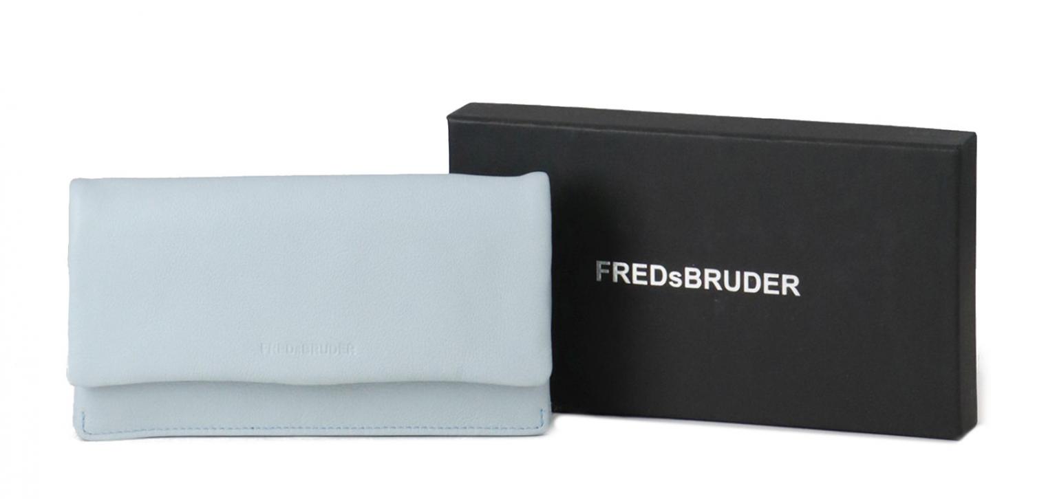 Longbörse Leder Heatbeat FREDsBRUDER Light Blue