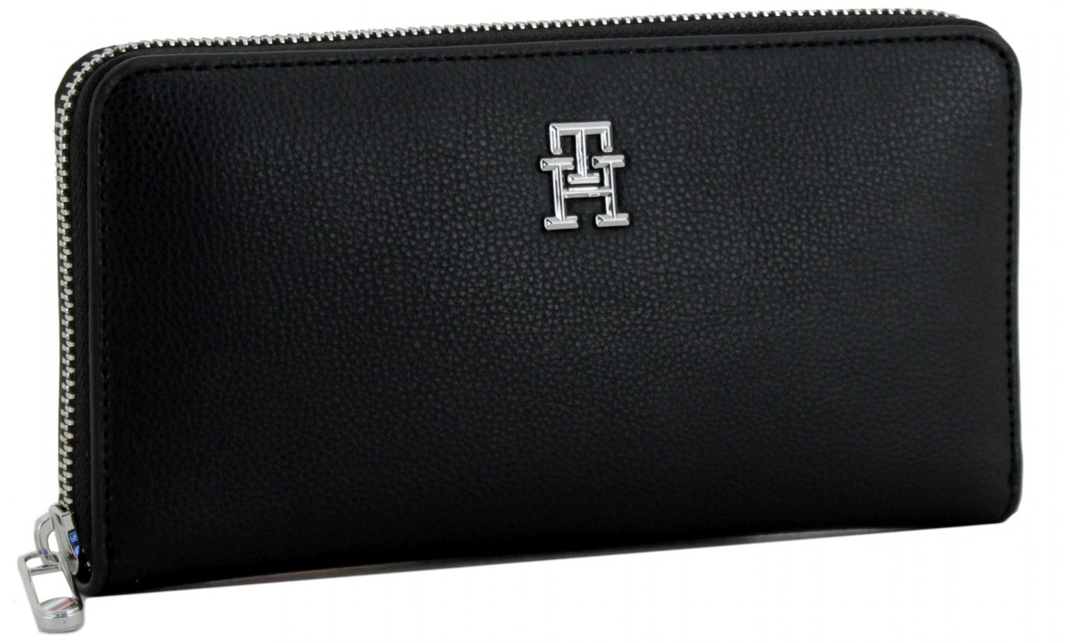 Longwallet Tommy Hilfiger black TH Essential SC Large ZA