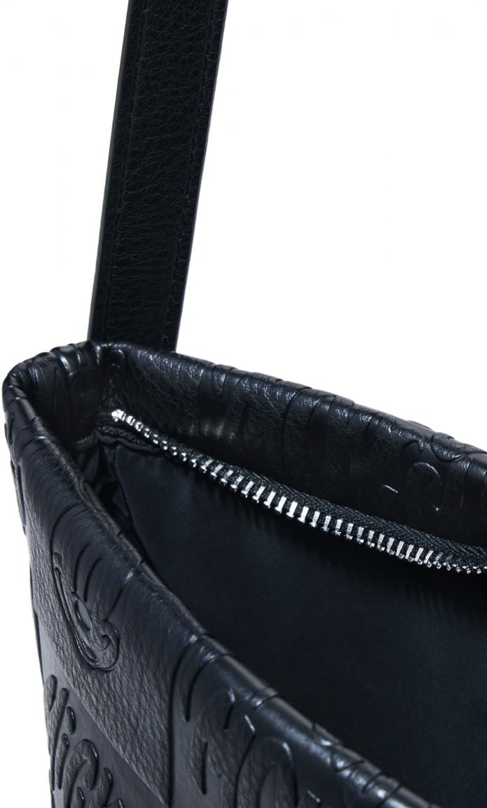 Loverty 4.0 Desigual Überschlagtasche All Mickey schwarz Prägung