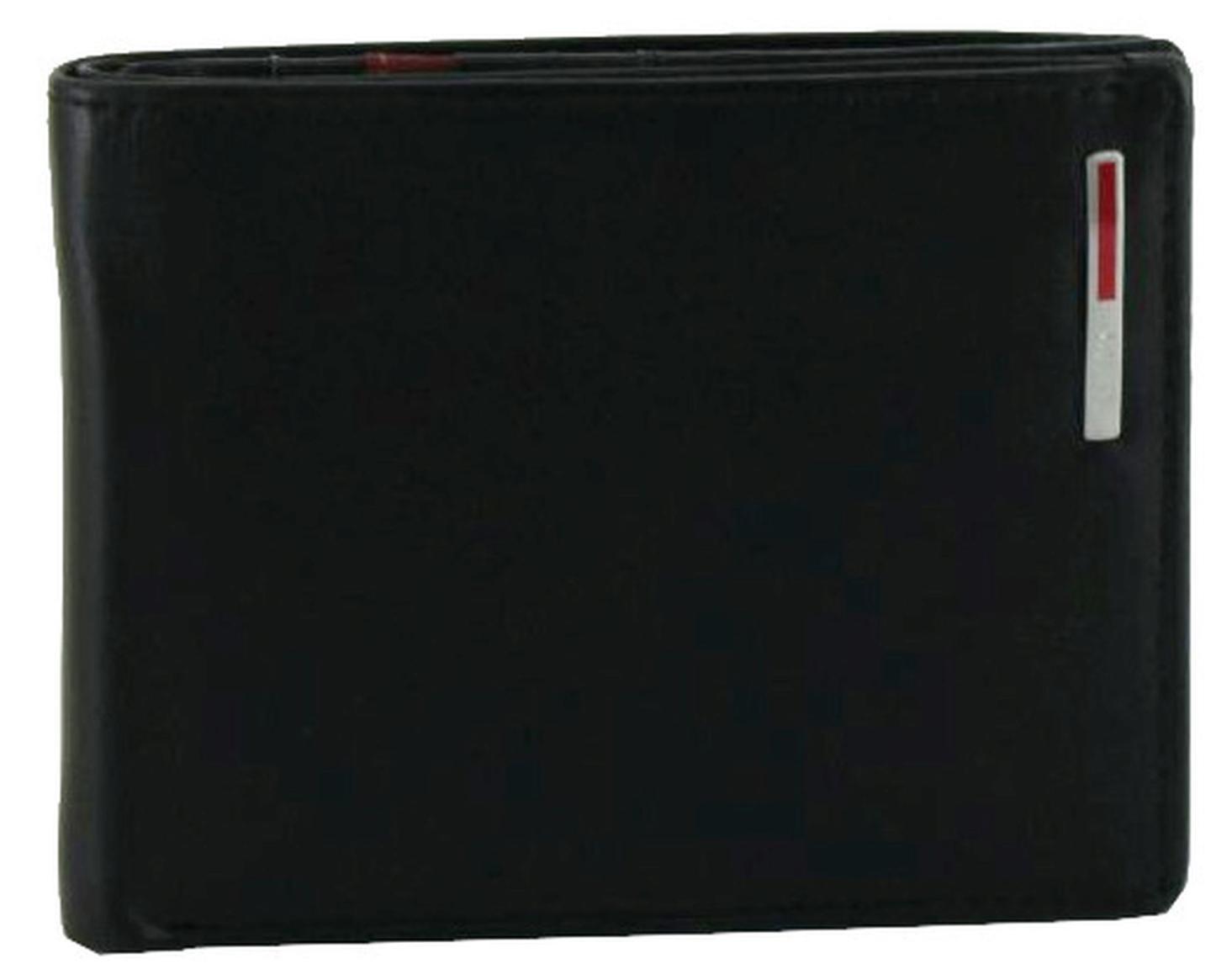 Luciano Herrengeldtasche Black Gathman Billfold h10 Schwarz
