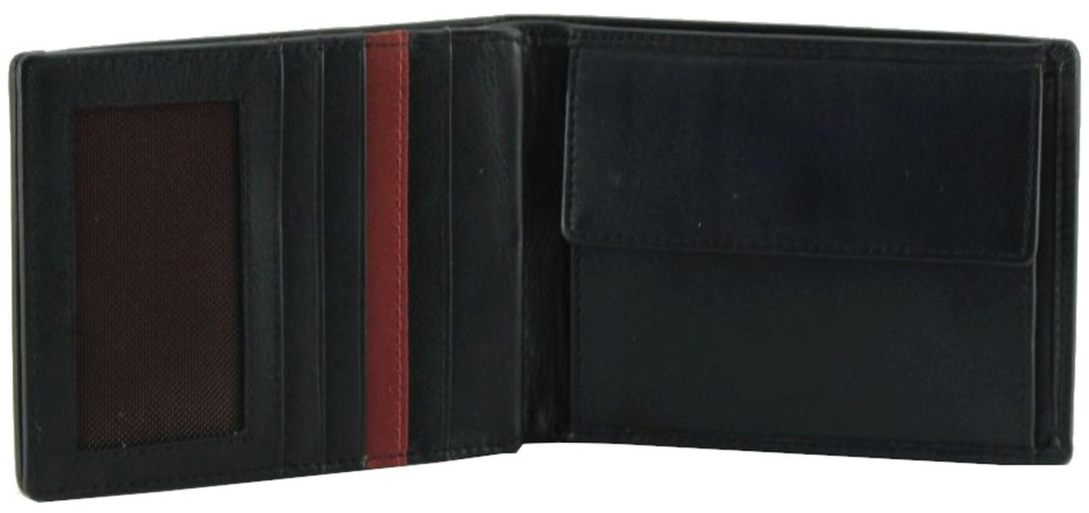 Luciano Herrengeldtasche Black Gathman Billfold h10 Schwarz
