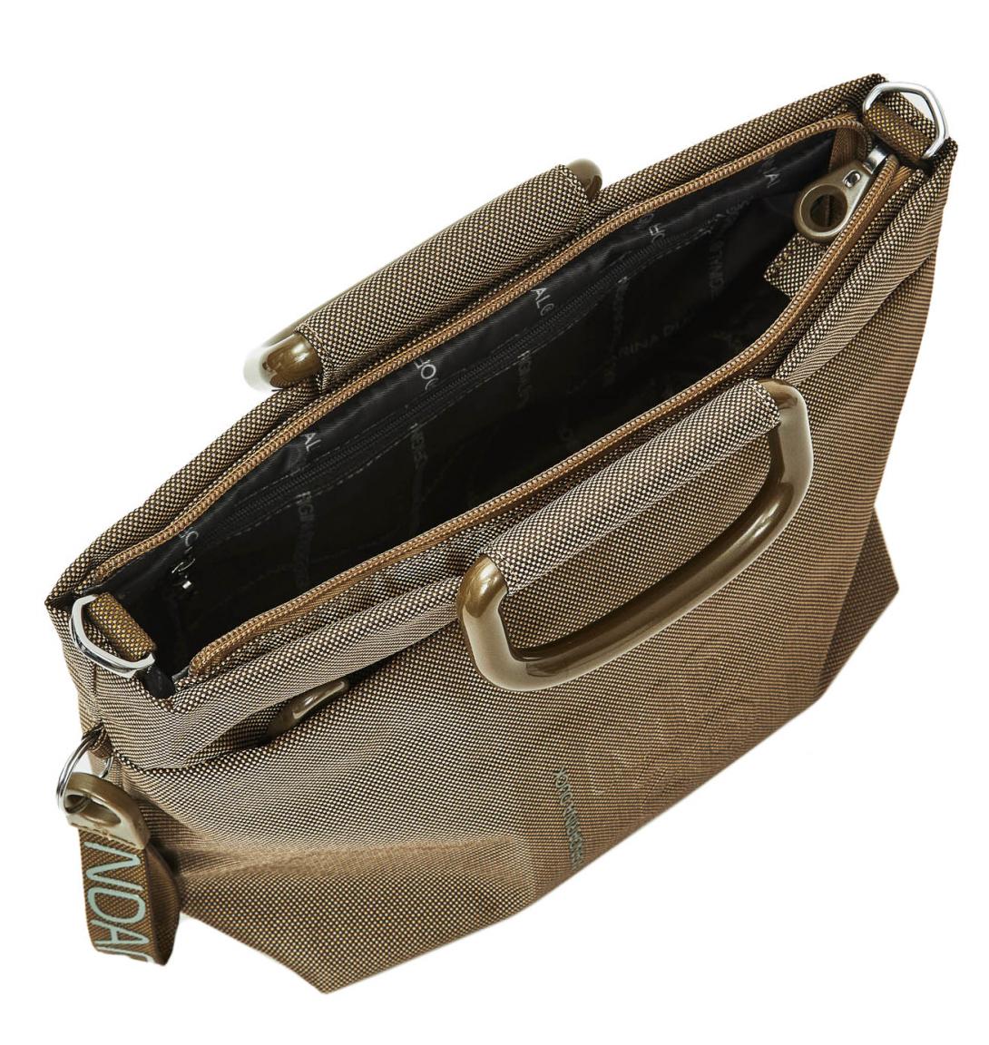 MD20 Handbag Kurzgrifftasche Mandarina Duck Oil olivgrün schimmernd 