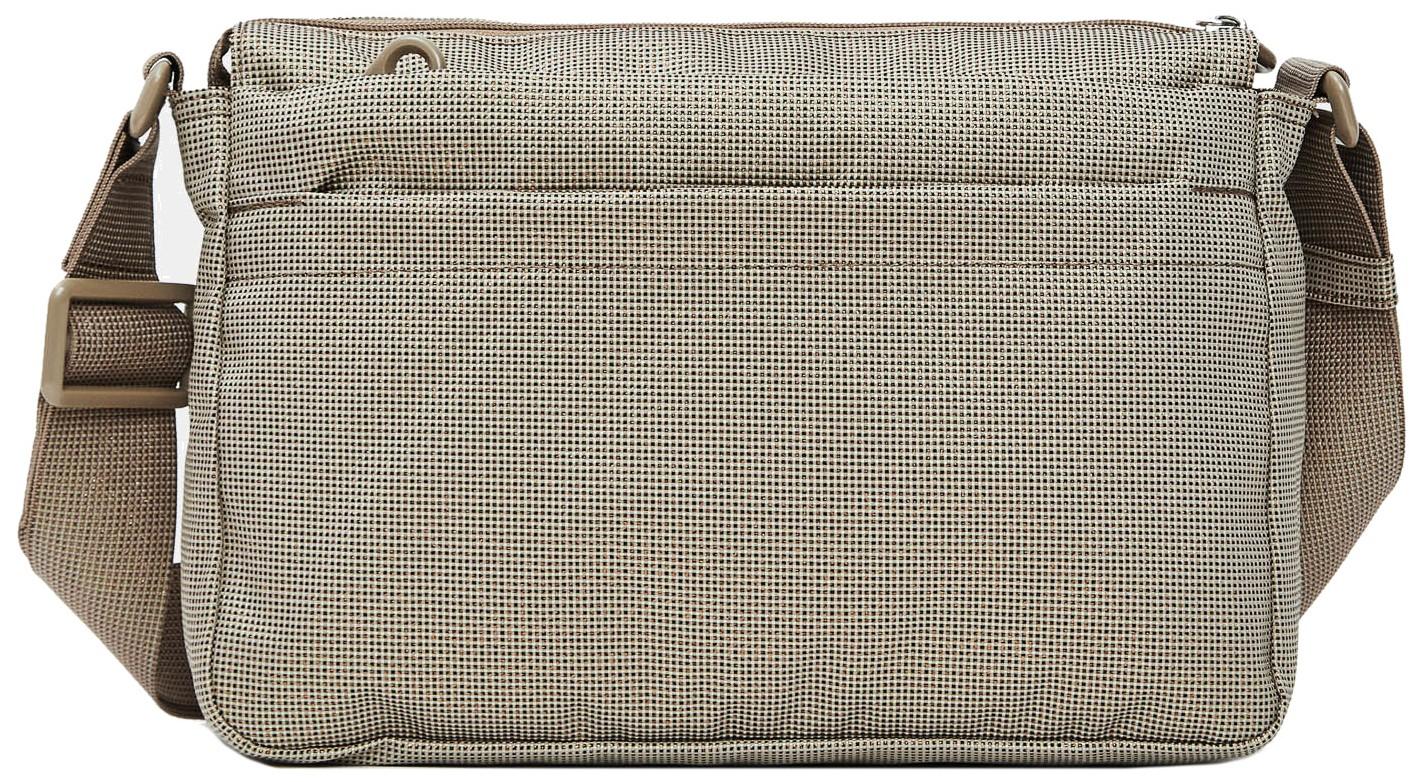 MD20 Lux glitzernde Crossovertasche Astro Mandarina Duck Beige Gold