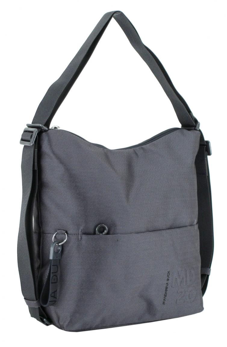 MD20 Slide Steel dunkelgrau glänzend Beuteltasche Rucksack