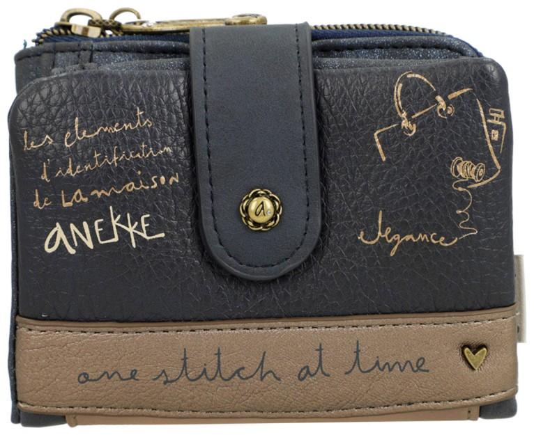 Mademoiselle Studio Geldtasche Anekke blau taupe Mode