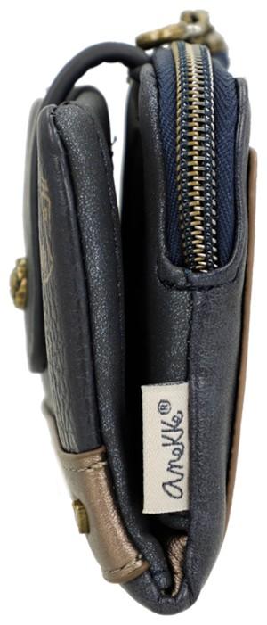 Mademoiselle Studio Geldtasche Anekke blau taupe Mode