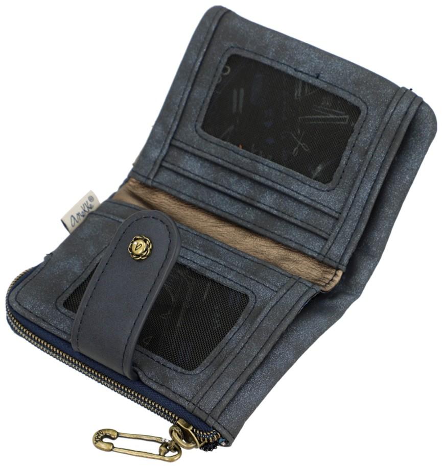 Mademoiselle Studio Geldtasche Anekke blau taupe Mode